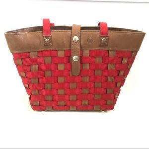 Longaberger to go basket tote bag